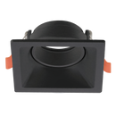 Bright Star DL133 BLACK SQUARE POLYCARBONATE ANTI GLARE GU10 CUT OUT 80MM