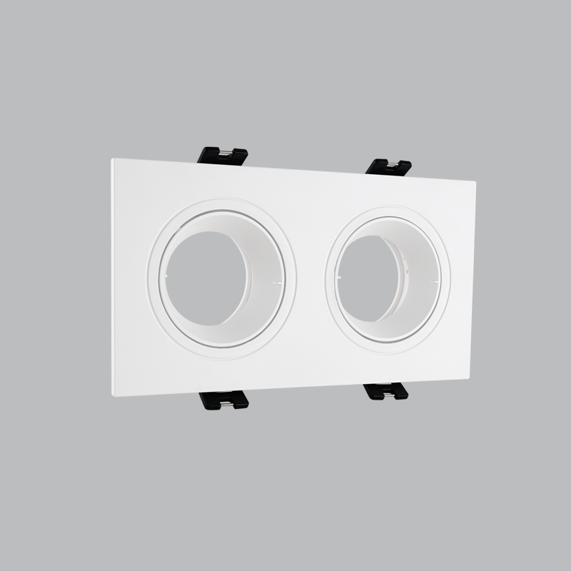 Bright Star DL147/2 WHITE PC DOWNLIGHT IP20 W/O LAMPHOLDER