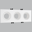 Bright Star DL148/3 WHITE PC DOWNLIGHT IP20 W/O LAMPHOLDER