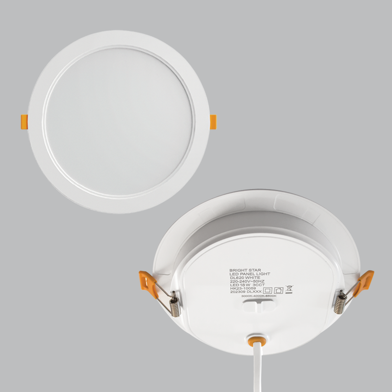 Bright Star DL620 WHITE 18 watt IP54 with CCT SWITCH