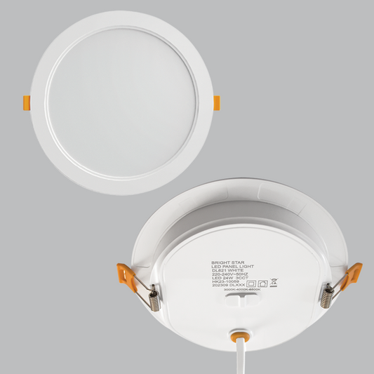 Bright Star DL621 WHITE 24 watt IP54 with CCT SWITCH