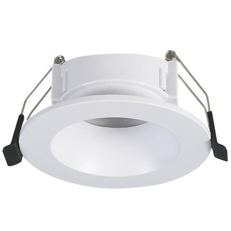 Bright Star DL631 WHITE WH RECESSED POLY STRAIGHT GU10 7W 70MM C/O IP20