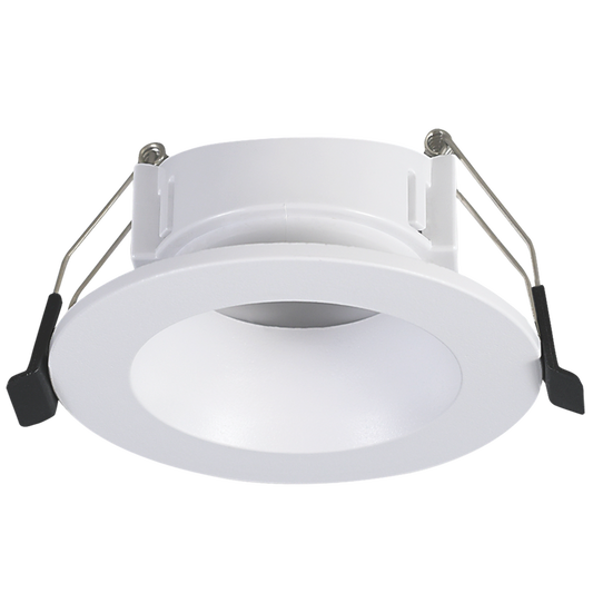 Bright Star DL631 WHITE WH RECESSED POLY STRAIGHT GU10 7W 70MM C/O IP20
