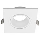 Bright Star DL124 WHITE SQUARE RECESSED ANTIGLARE GU10 CUT OUT 75MM