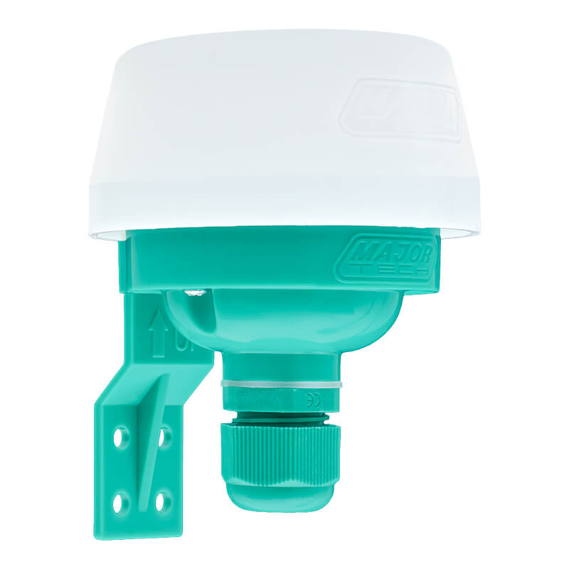 Major Tech 10A Day/Night Light Sensor | Adjustable 5–50 LUX Outdoor Switch