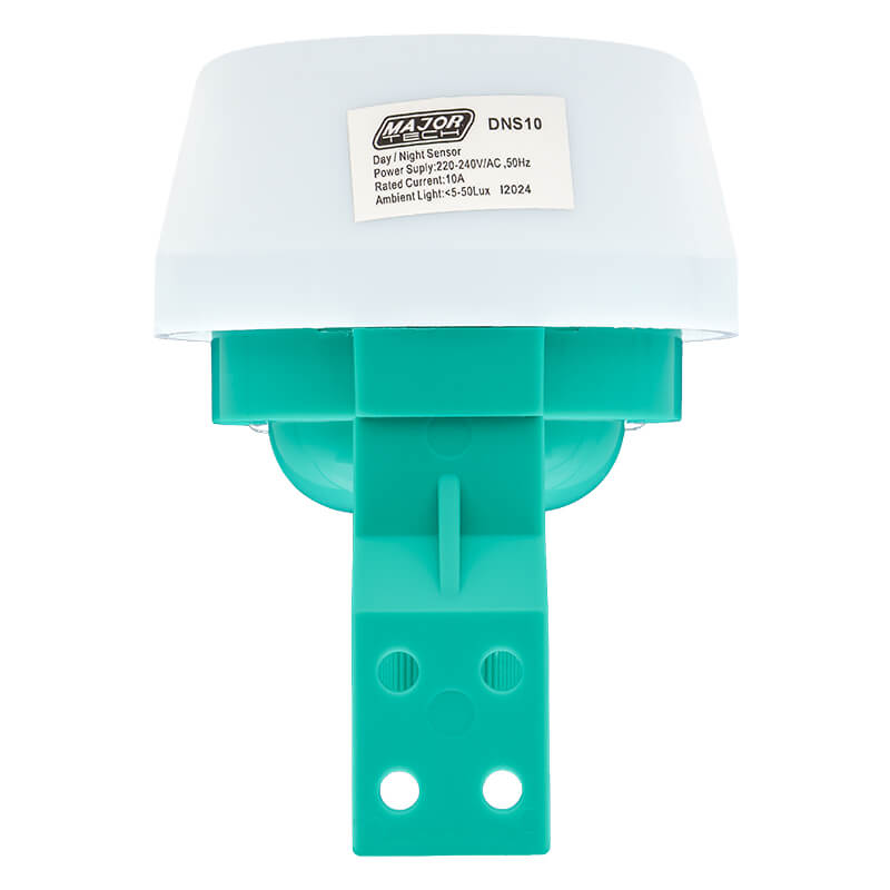 Major Tech 10A Day/Night Light Sensor | Adjustable 5–50 LUX Outdoor Switch