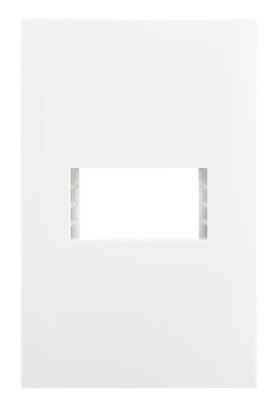 Bright Star WHITE MODULAR WHITE 1 LEVER PLATE 4 X