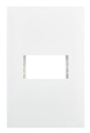 Bright Star WHITE MODULAR WHITE 1 LEVER PLATE 4 X