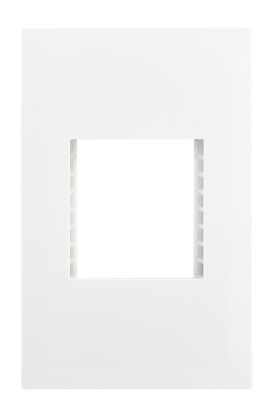 Bright Star WHITE MODULAR WHITE 2 LEVER PLATE 4 X