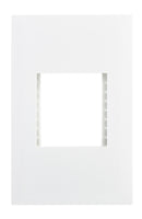 Bright Star WHITE MODULAR WHITE 2 LEVER PLATE 4 X
