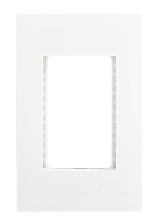 Bright Star WHITE MODULAR WHITE 3 LEVER PLATE 4 X