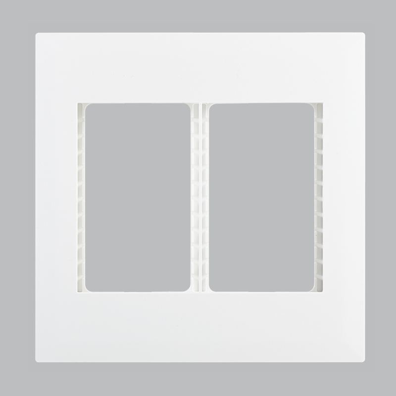 Bright Star WHITE MODULAR WHITE DOUBLE GRID PLATE 4 X
