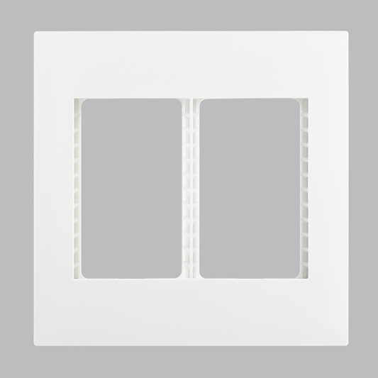 Bright Star WHITE MODULAR WHITE DOUBLE GRID PLATE 4 X