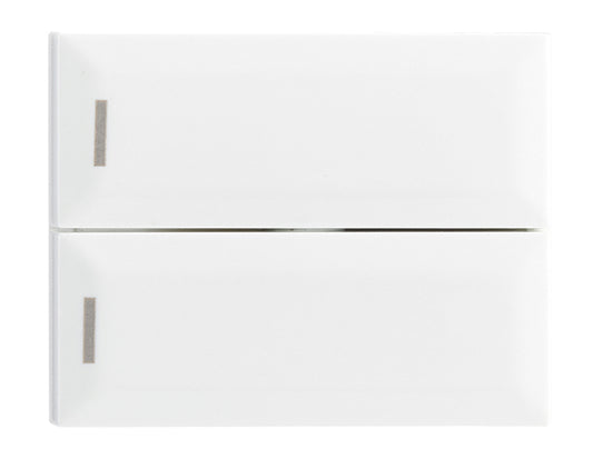 Bright Star ECP111 WHITE MODULAR WHITE 2 LEVER 1 WAY SPLITTER SWITCH