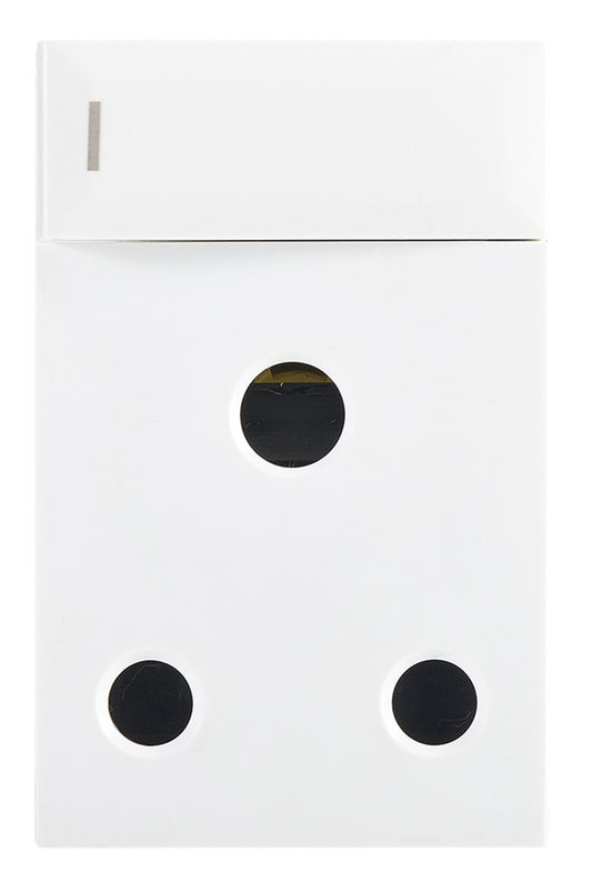 Bright Star ECP114 WHITE MODULAR WHITE 16A SWITCHED SOCKET MODULE