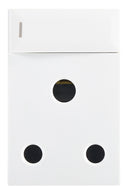 Bright Star ECP114 WHITE MODULAR WHITE 16A SWITCHED SOCKET MODULE