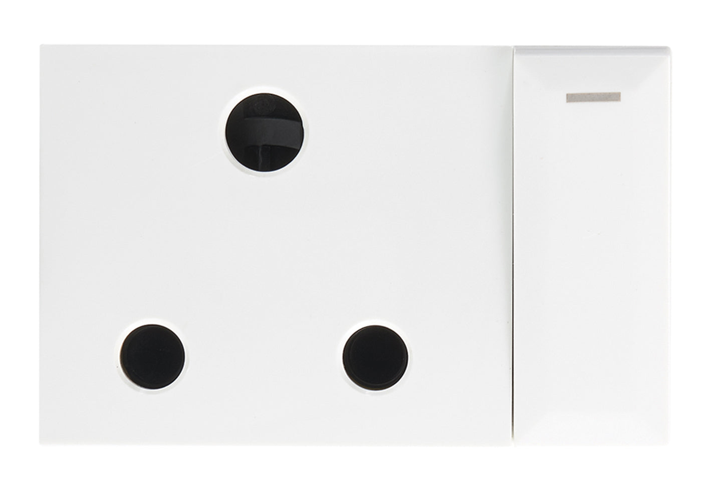 Bright Star ECP115 WHITE MODULAR WHITE 16A SWITCHED SOCKET MODULE HORIZONT