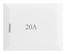 Bright Star  ECP126 WHITE MODULAR WHITE 20A MODULE (BIG BUTTON)