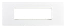 Bright Star WHITE MODULAR WHITE 6 LEVER PLATE + FRAME