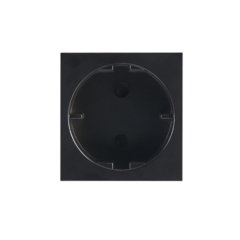Bright Star ECP166 BLACK MODULAR BLACK 16A SCHUKO SOCKET MODULE