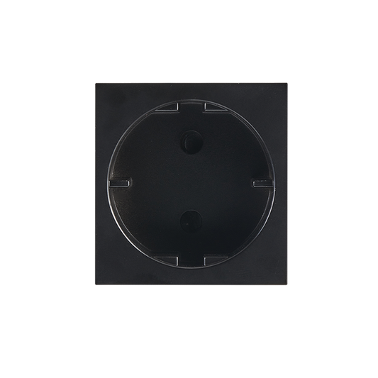 Bright Star ECP166 BLACK MODULAR BLACK 16A SCHUKO SOCKET MODULE