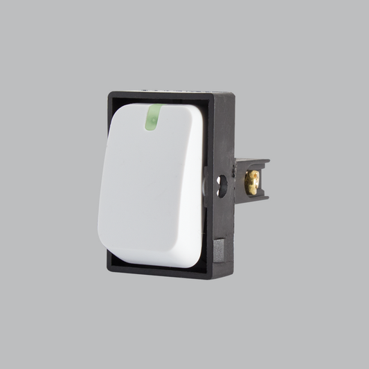 Bright Star ECP601/2 WHITE 1 LEVER 2 WAY SWITCH (COMPONENT)(1 per box)