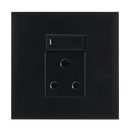 Bright Star EPL282 BLACK MODULAR BLACK 16A SOCKET WITH SWITCH 4 X 4