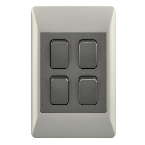 Bright Star ESW074/2 DUO 4 LEVER 2 WAY SWITCH 2 X 4 (10 per box)