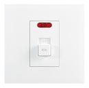 Bright Star ESW205 WHITE MODULAR WH 45A DOUBLE POLE ISOLATOR 4 X 4