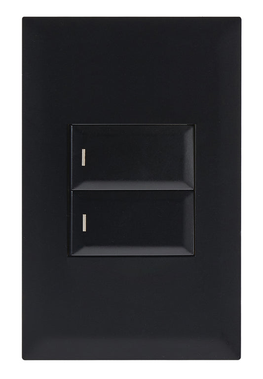 Bright Star ESW252 BLACK MODULAR BLACK 2 LEVER 1 WAY SWITCH 2 X 4