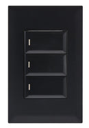 Bright Star ESW253 BLACK MODULAR BLACK 3 LEVER 1 WAY SWITCH 2 X 4