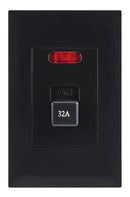 Bright Star ESW254 BLACK MODULAR BK 32A DOUBLE POLE ISOLATOR 2 X 4