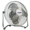 FAN010 Bright Star CHROME 12" FLOOR FAN 3 SPEED 40W