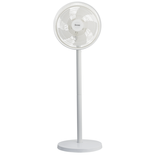 Bright Star FAN015 RECHARGE WHITE RECHARGEABLE FLOOR FAN 10W 2600MAH BATTERY
