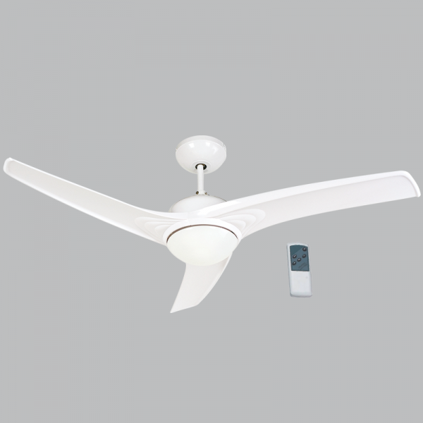 Bright Star FCF038 WHITE FAN 3 BLADE 52" 1X60W ES WHT