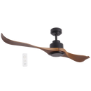 Bright Star FCF081 MATT BLACK 65W COPPER COIL AC 2 BLADES REMOTE NO LIGHT