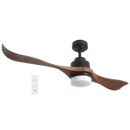 Bright Star FCF082 MATT BLACK 15W LED CCT 65W COPPER COIL AC 2 BLADES REMOTE