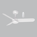 Bright Star FCF088 WHITE 32W COPPER COIL DC 3 BLADE REMOTE NO LIGHT