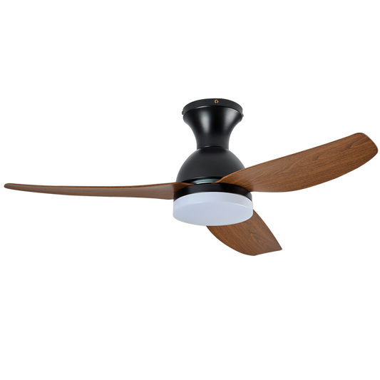 Bright Star FCF099 BLACK 18W LED CCT 25W DC MOTOR 3 BLADES REMOTE