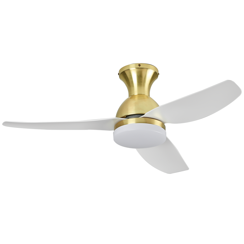 Bright Star FCF101 BRASS 18W LED CCT 25W DC MOTOR 3 BLADES REMOTE