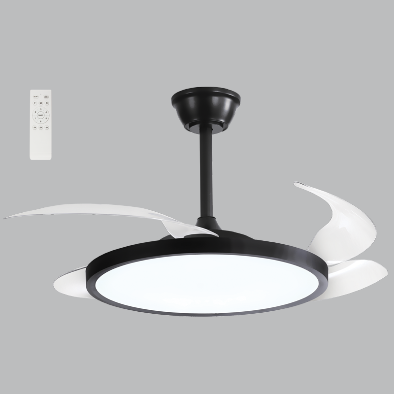 Bright Star FCF106 BLACK 36W LED CCT 30W DC MOTOR 4 BLADES REMOTE