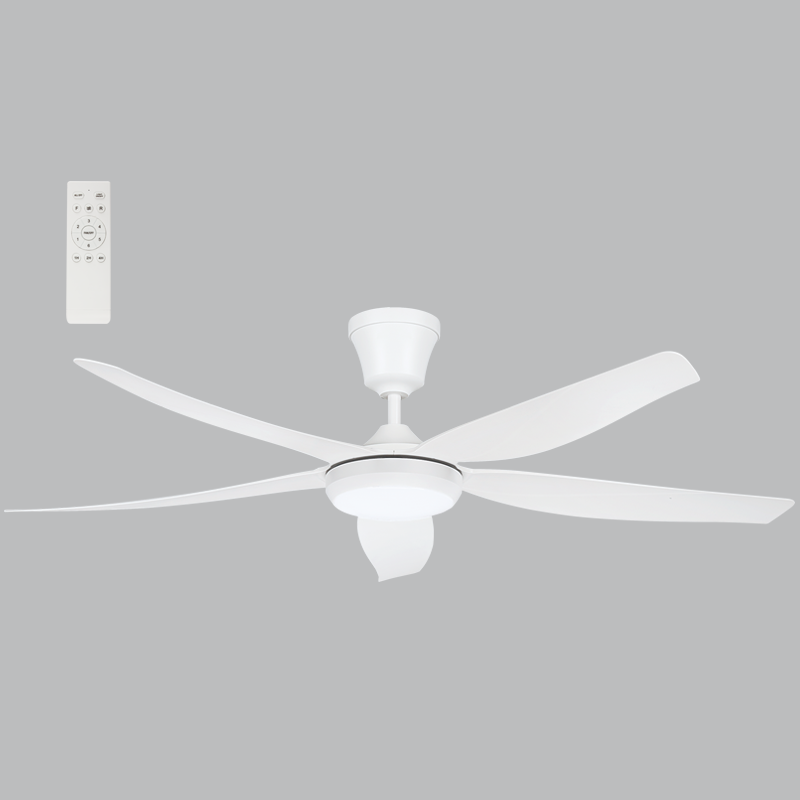Bright Star FCF109 WHITE 24W LED CCT 50W DC MOTOR 5 BLADES REMOTE