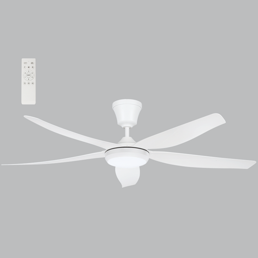 Bright Star FCF109 WHITE 24W LED CCT 50W DC MOTOR 5 BLADES REMOTE