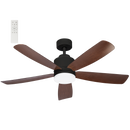 Bright Star FCF112 BLACK 18W LED CCT 30W DC MOTOR 5 BLADES REMOTE