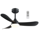 Bright Star FCF117 BLACK 18W LED CCT 25W DC MOTOR 3 ABS BLADES REMOTE