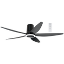 Bright Star FCF119 BLACK 18W LED CCT 35W DC MOTOR 5 BLADES REMOTE 48"