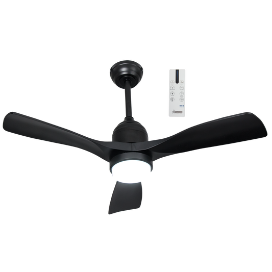 Bright Star FCF125 OUTDOOR BK IP65 FAN 15W LED CCT 20W DC MOTOR 3 BLADES 42"