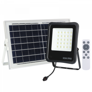 Bright Star FL077 SOLAR 50W LED ALU FLOODLIGHT+ 8W SOLAR PANEL IP65 6000K
