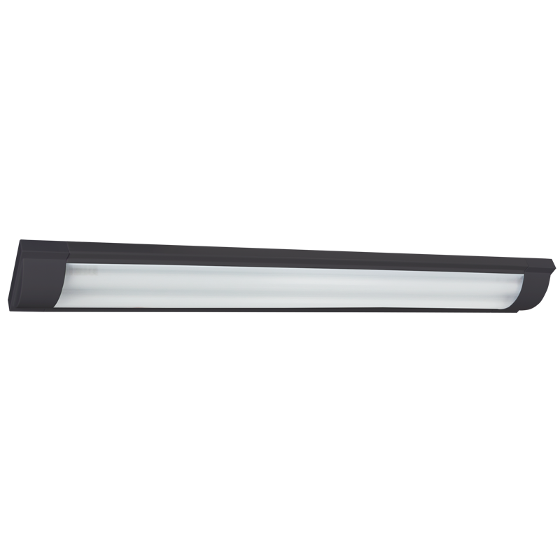 Bright Star FTL019 BLACK 4 FT - 2 X 18 WATT T8 LED EXCL TUBES 1240MM