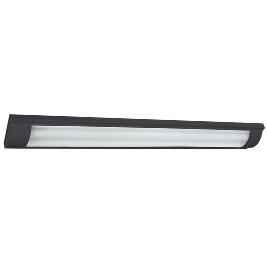 Bright Star FTL019 BLACK 4 FT - 2 X 18 WATT T8 LED EXCL TUBES 1240MM